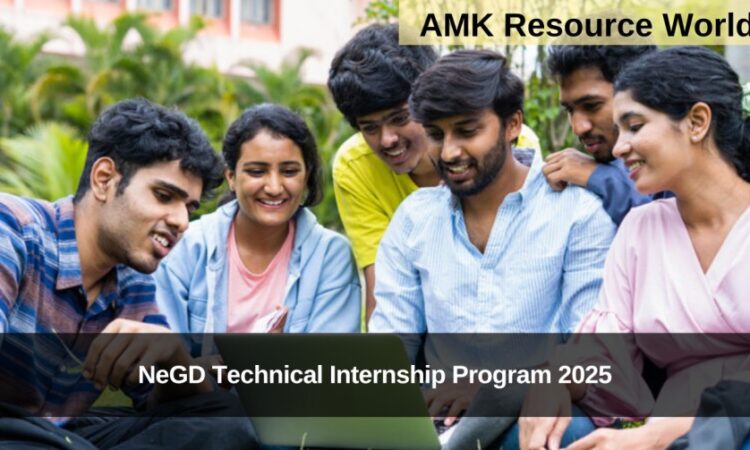 NeGD Technical Internship Program 2025 Applications Open 