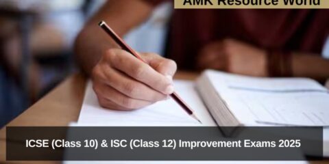 ICSE (Class 10) & ISC (Class 12) Improvement Exams 2025 notification released