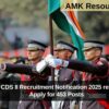 UPSC CDS II Recruitment Notification 2025 released: Apply for 453 Posts