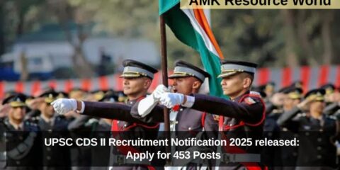 UPSC CDS II Recruitment Notification 2025 released: Apply for 453 Posts