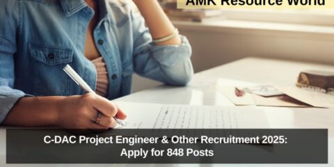 C-DAC Project Engineer & Other Recruitment 2025: Apply for 848 Posts