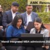 IIT Mandi Integrated MBA admissions 2025 Applications Open