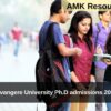 Davangere University Ph.D admissions 2025 Applications Open
