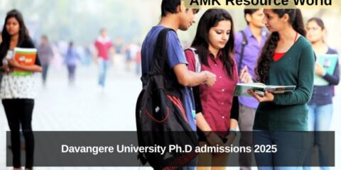 Davangere University Ph.D admissions 2025 Applications Open