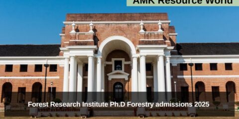Forest Research Institute Ph.D Forestry admissions 2025