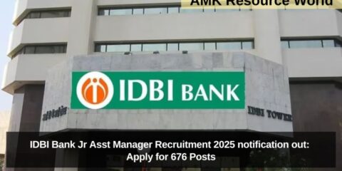 IDBI Bank Jr Asst Manager Recruitment 2025 notification out: Apply for 676 Posts