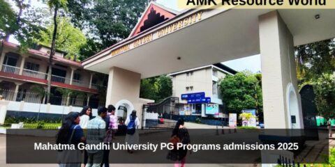Mahatma Gandhi University PG Programs admissions 2025 Applications Open