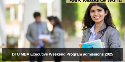 DTU MBA Executive Weekend Program admissions 2025 Applications Open
