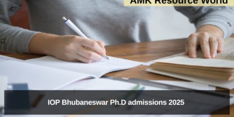 IOP Bhubaneswar Ph.D admissions 2025 Applications Open