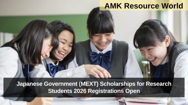 Japanese Government (MEXT) Scholarships for Research Students 2026 Registrations Open