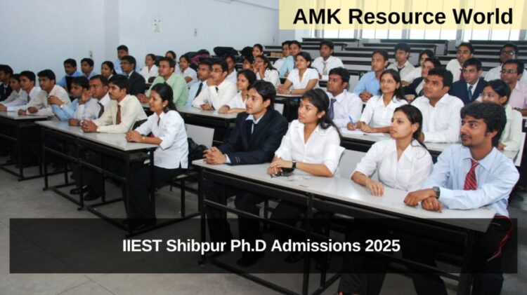 IIEST Shibpur Ph.D Admissions 2025 Applications Open 