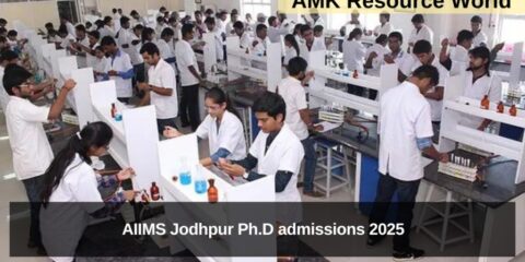 AIIMS Jodhpur Ph.D admissions 2025 Applications Open 