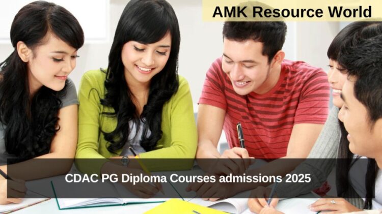 CDAC PG Diploma Courses admissions 2025 Applications Open 
