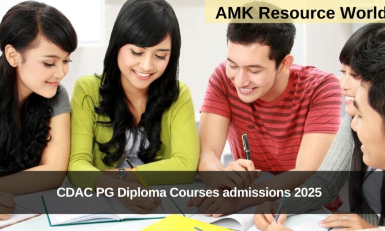 CDAC PG Diploma Courses admissions 2025 Applications Open 