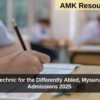 JSS Polytechnic for the Differently Abled, Mysuru: Diploma Admissions 2025 Applications Open