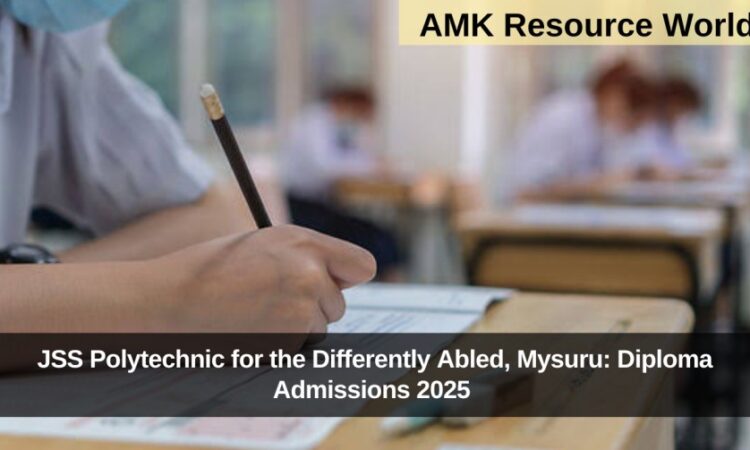 JSS Polytechnic for the Differently Abled, Mysuru: Diploma Admissions 2025 Applications Open