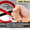 Karnataka raises Tobacco buying age to 21, Bans Public Smoking