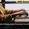 Army Public Schools Online Screening Test (OST) 2025