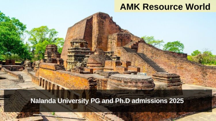 Nalanda University PG and Ph.D admissions 2025 Applications Open 