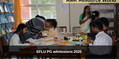 EFLU PG admissions 2025 Applications Open 