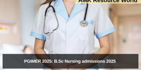 PGIMER 2025: B.Sc Nursing admissions 2025 Applications Open