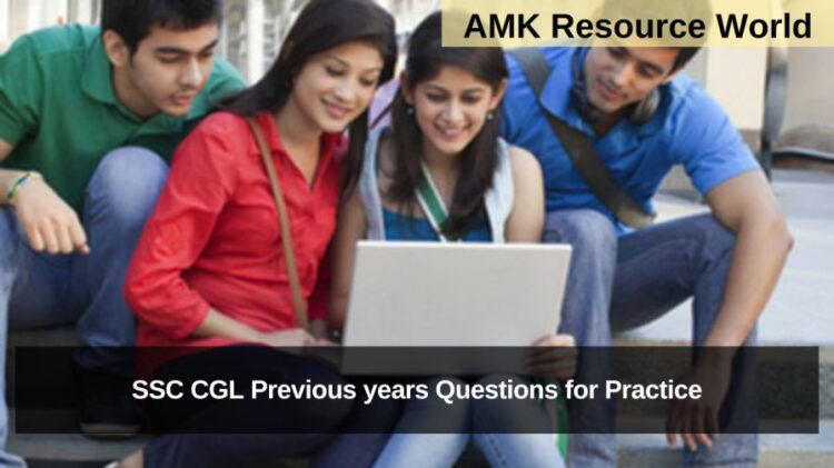 SSC CGL Previous years Questions for Practice