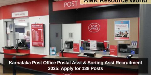 Karnataka Post Office Postal Asst & Sorting Asst Recruitment 2025: Apply for 138 Posts