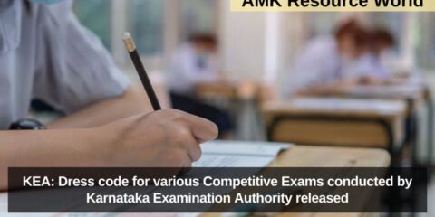 KEA: Dress code for various Competitive Exams conducted by Karnataka Examination Authority released