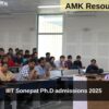 IIIT Sonepat Ph.D admissions 2025 Applications Open