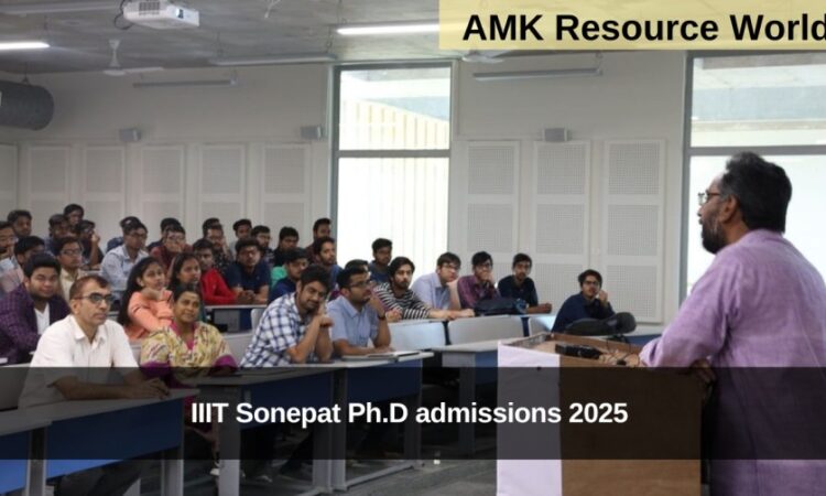 IIIT Sonepat Ph.D admissions 2025 Applications Open