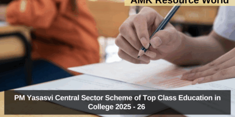 PM Yasasvi Central Sector Scheme of Top Class Education in College 2025 - 26 Applications Open