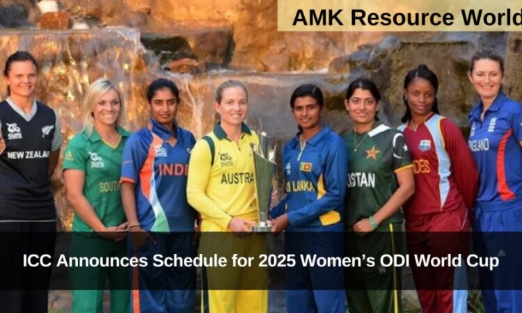 ICC Announces Schedule for 2025 Women’s ODI World Cup