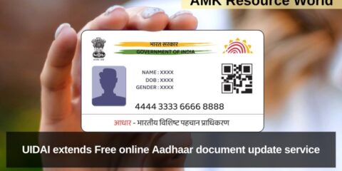 UIDAI extends Free online Aadhaar document update service