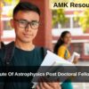 Indian Institute Of Astrophysics Post Doctoral Fellowship 2025 Applications Open