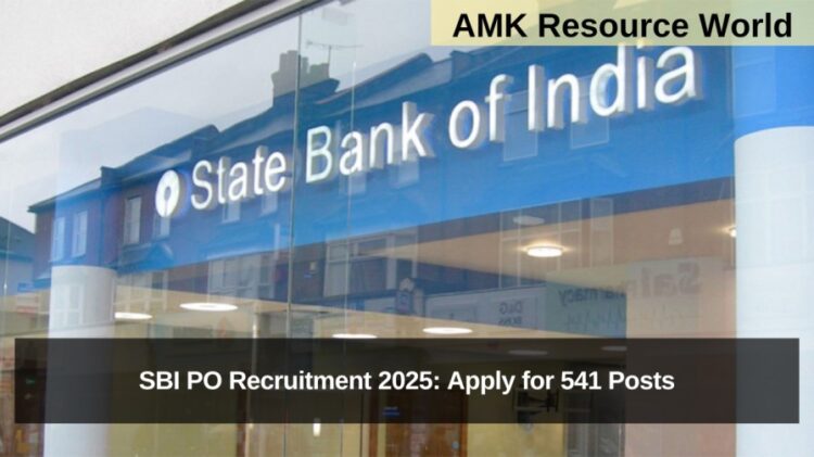 SBI PO Recruitment 2025: Apply for 541 Posts