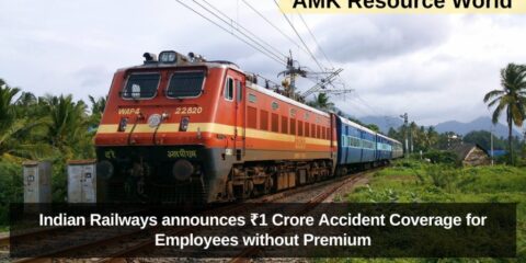 Indian Railways announces ₹1 Crore Accident Coverage for Employees without Premium