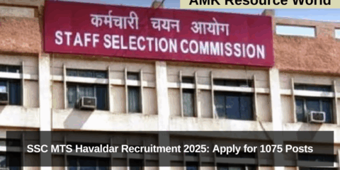SSC MTS Havaldar Recruitment 2025: Apply for 1075 Posts