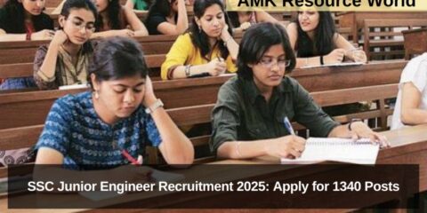 SSC Junior Engineer Recruitment 2025: Apply for 1340 Posts