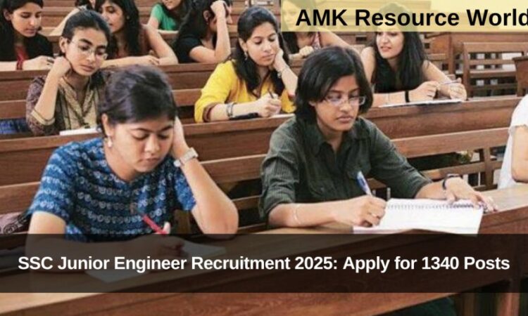SSC Junior Engineer Recruitment 2025: Apply for 1340 Posts