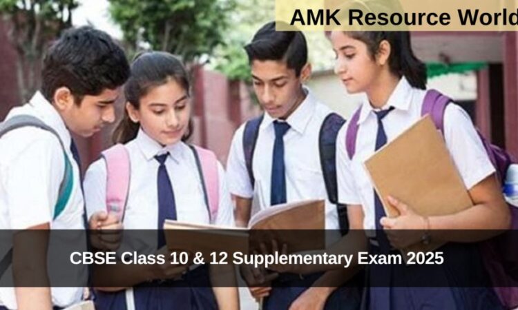CBSE Class 10 & 12 Supplementary Exam 2025 date sheet released