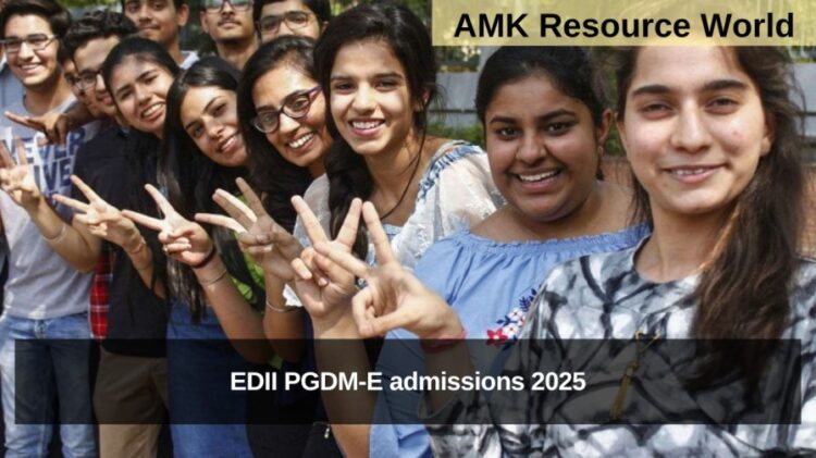 EDII PGDM-E admissions 2025 Applications Open