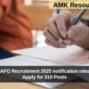 IBPS AFO Recruitment 2025 notification released: Apply for 310 Posts