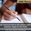 Prasar Bharati Technical Interns Recruitment 2025 notification released: Apply for 421 Posts