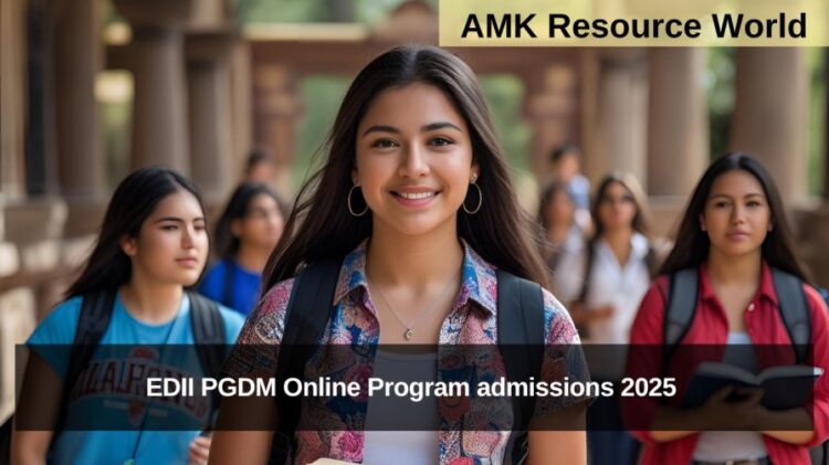 EDII PGDM Online Program admissions 2025 Applications Open