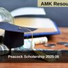 Peacock Scholarship 2025-26 Applications Open