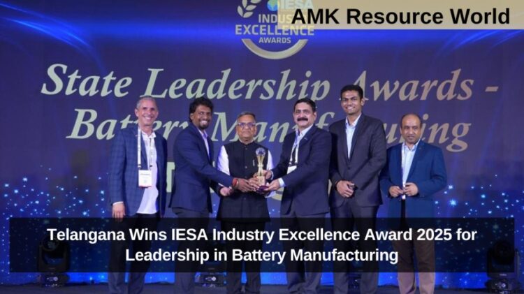 Telangana Wins IESA Industry Excellence Award 2025 for Leadership in Battery Manufacturing