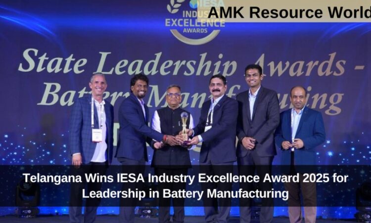 Telangana Wins IESA Industry Excellence Award 2025 for Leadership in Battery Manufacturing