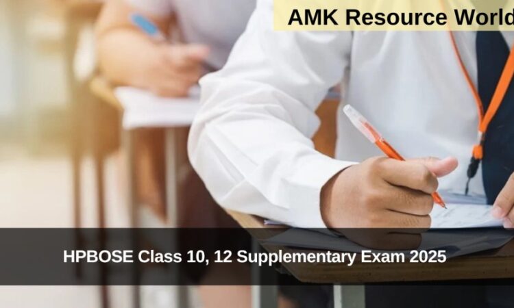 HPBOSE Class 10, 12 Supplementary Exam 2025 datesheet released 