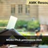MGSU Ph.D admissions 2025 Applications Open