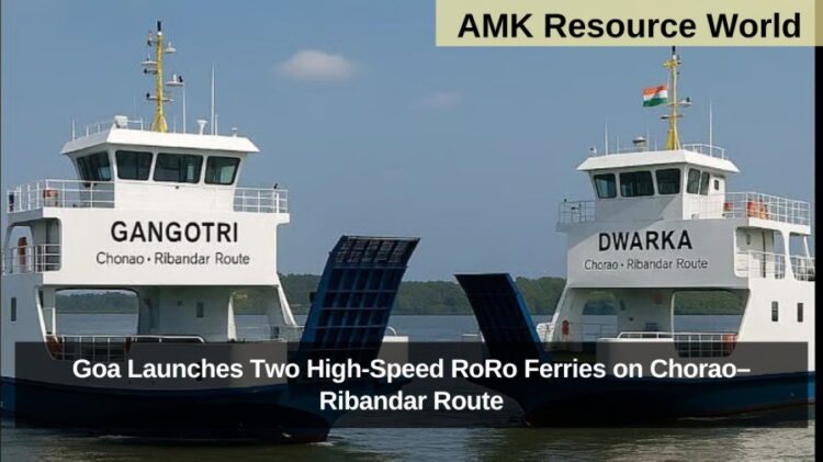 Goa Launches Two High-Speed RoRo Ferries on Chorao–Ribandar Route